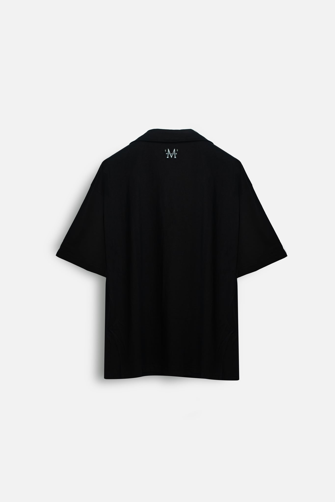 Load image into Gallery viewer, black cuban collar shirt