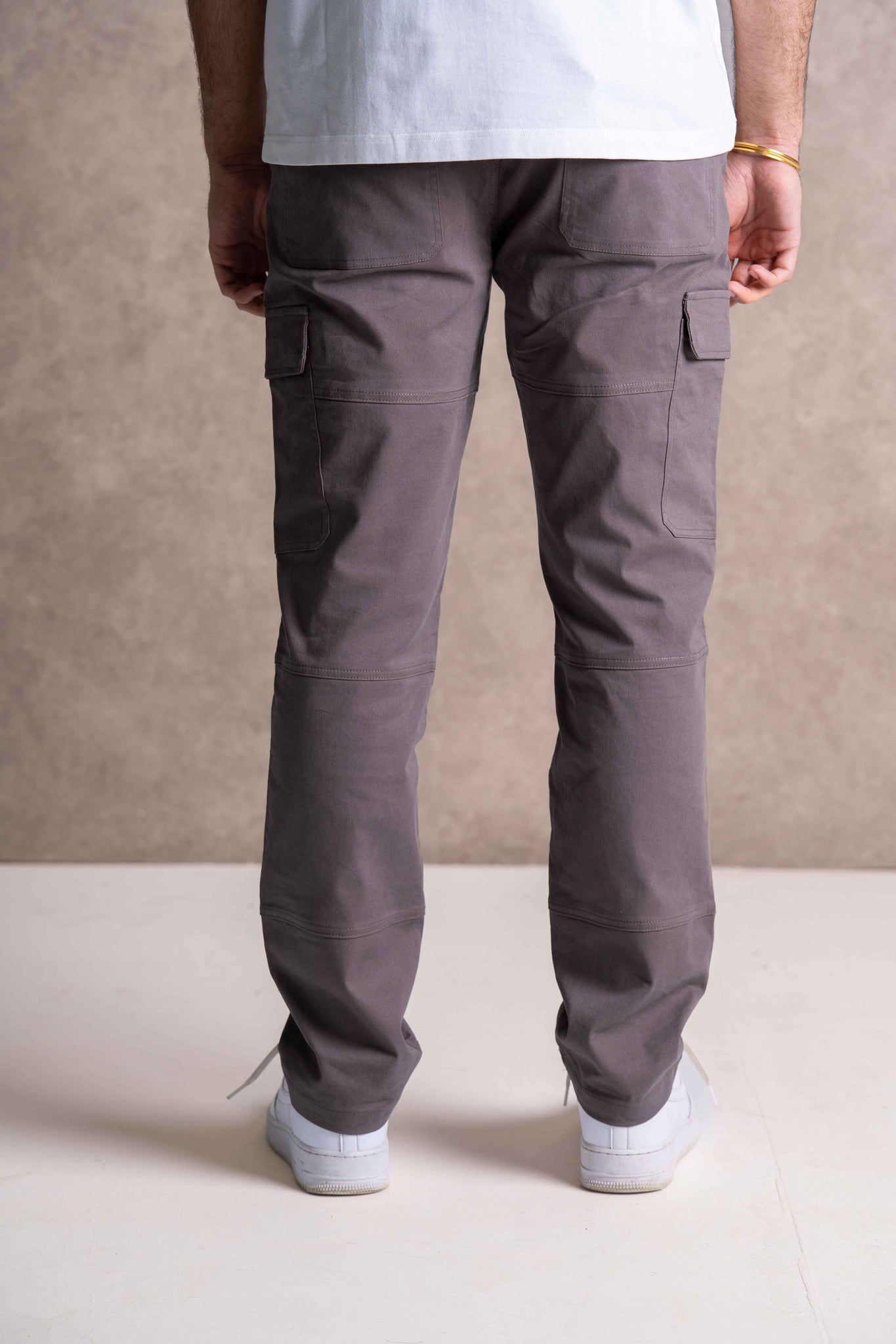 Load image into Gallery viewer, Grey Cargo Pants