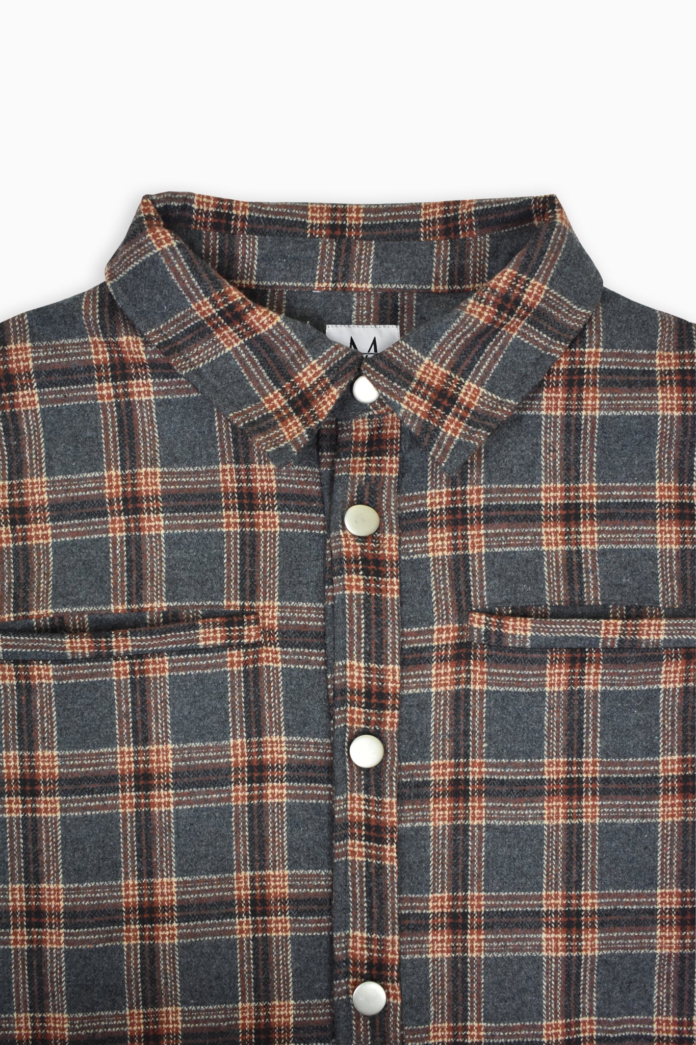 Load image into Gallery viewer, grey flannel shirt