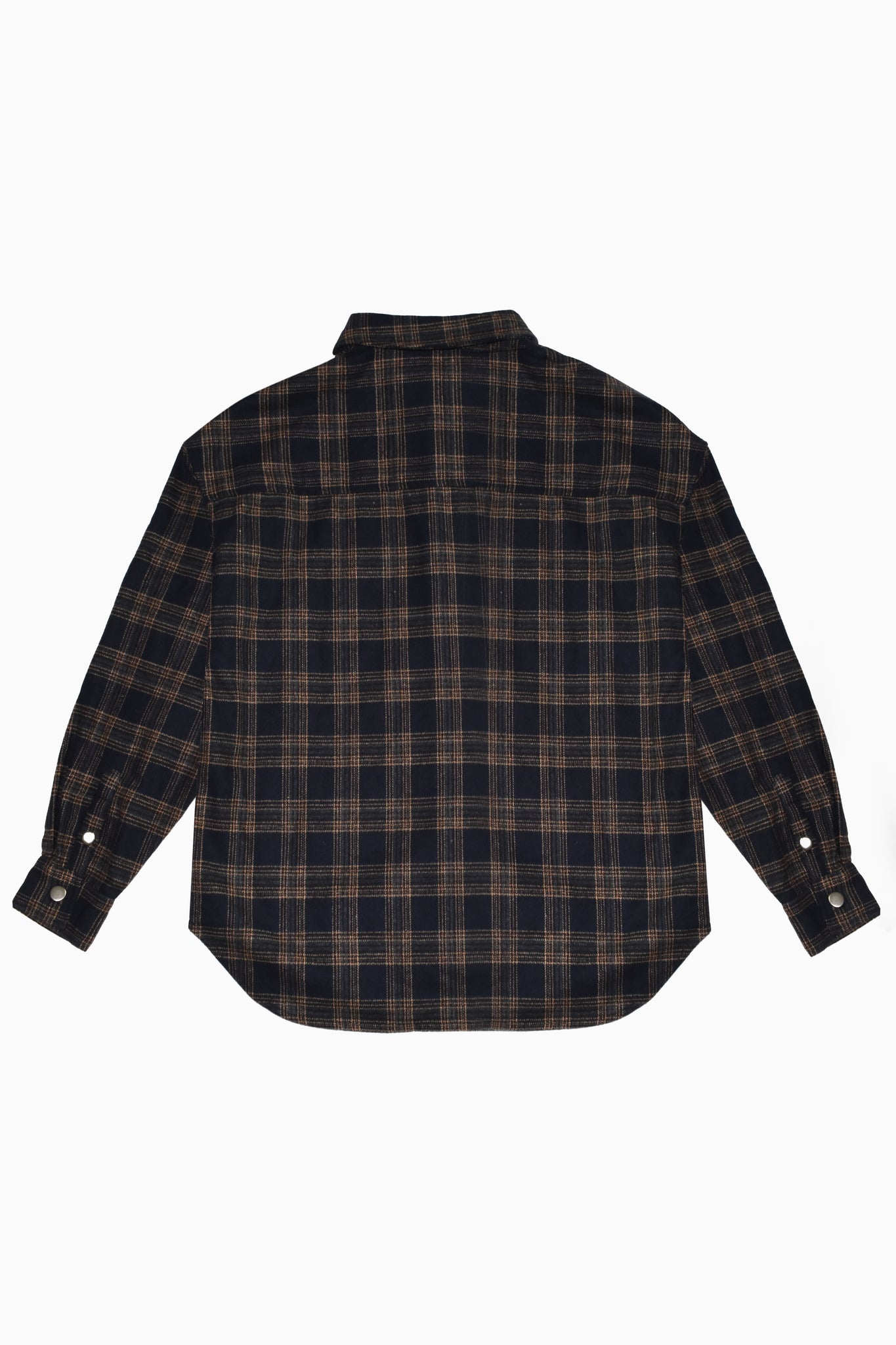 Load image into Gallery viewer, navy men's flannel shirt