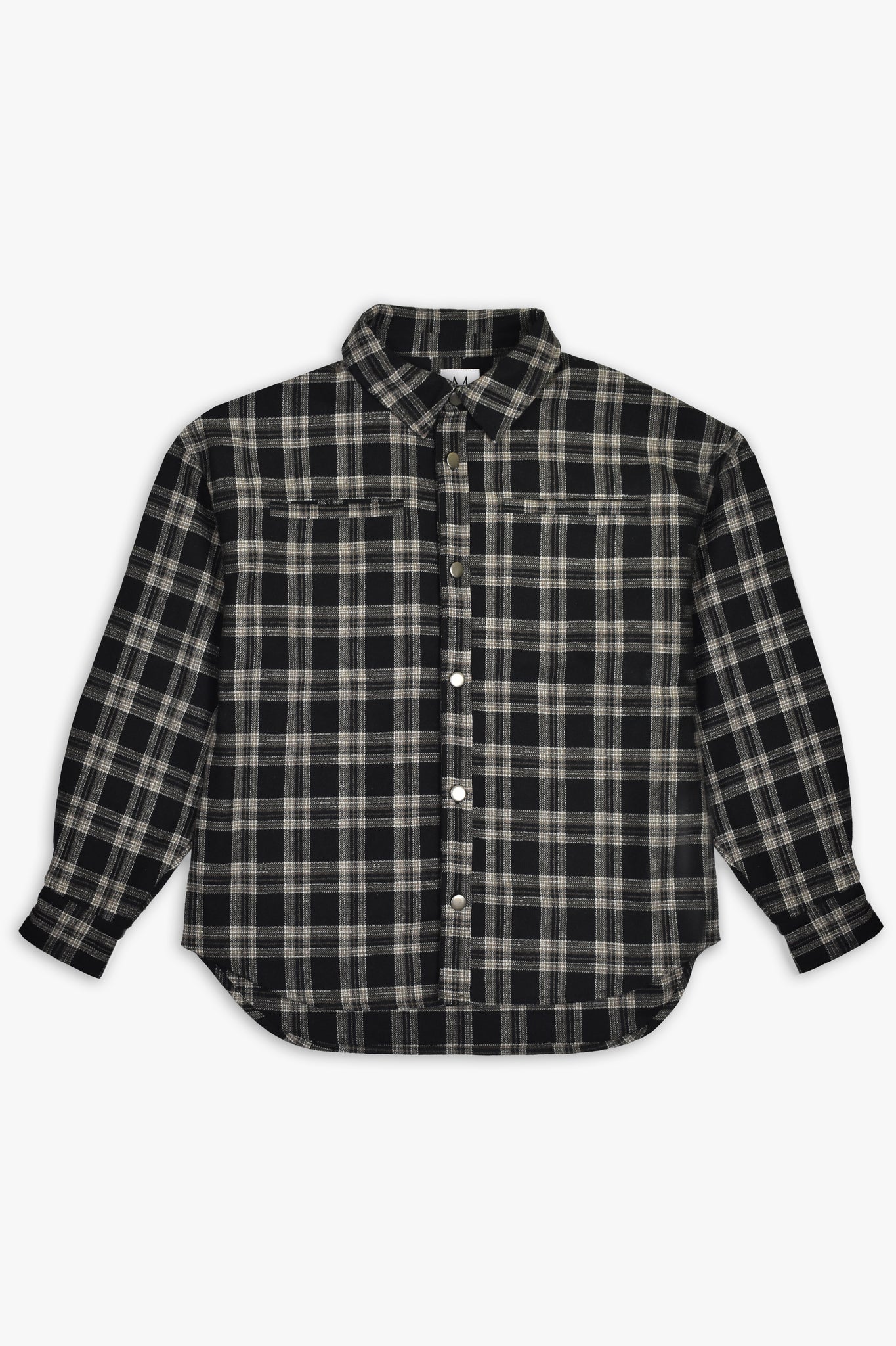 Load image into Gallery viewer, black men's flannel shirt