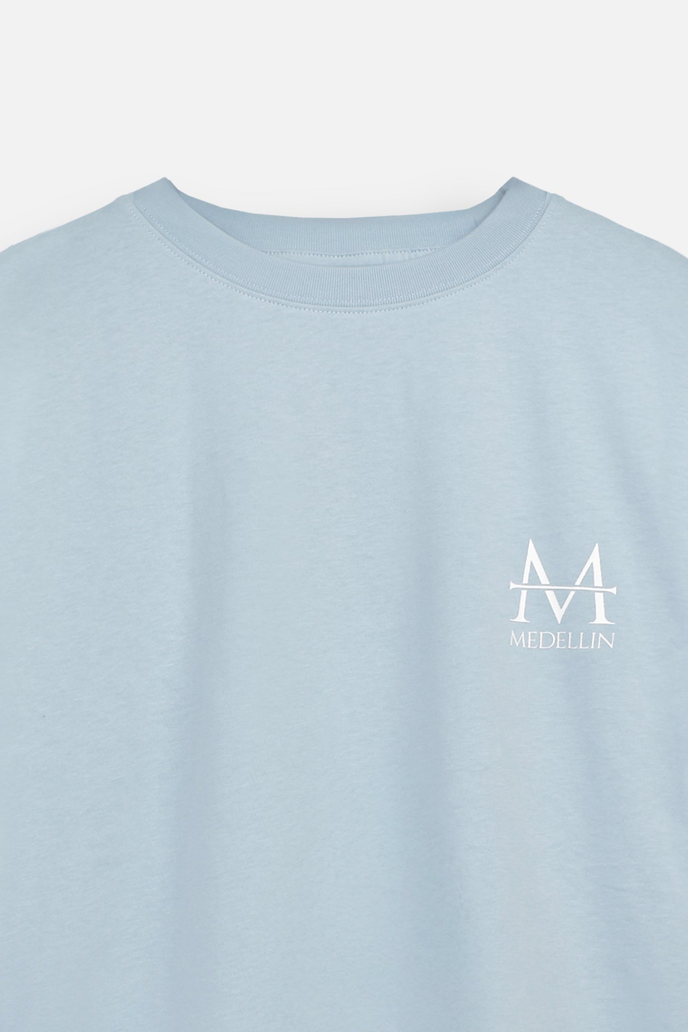 Load image into Gallery viewer, oversized medellin ice blue t-shirt