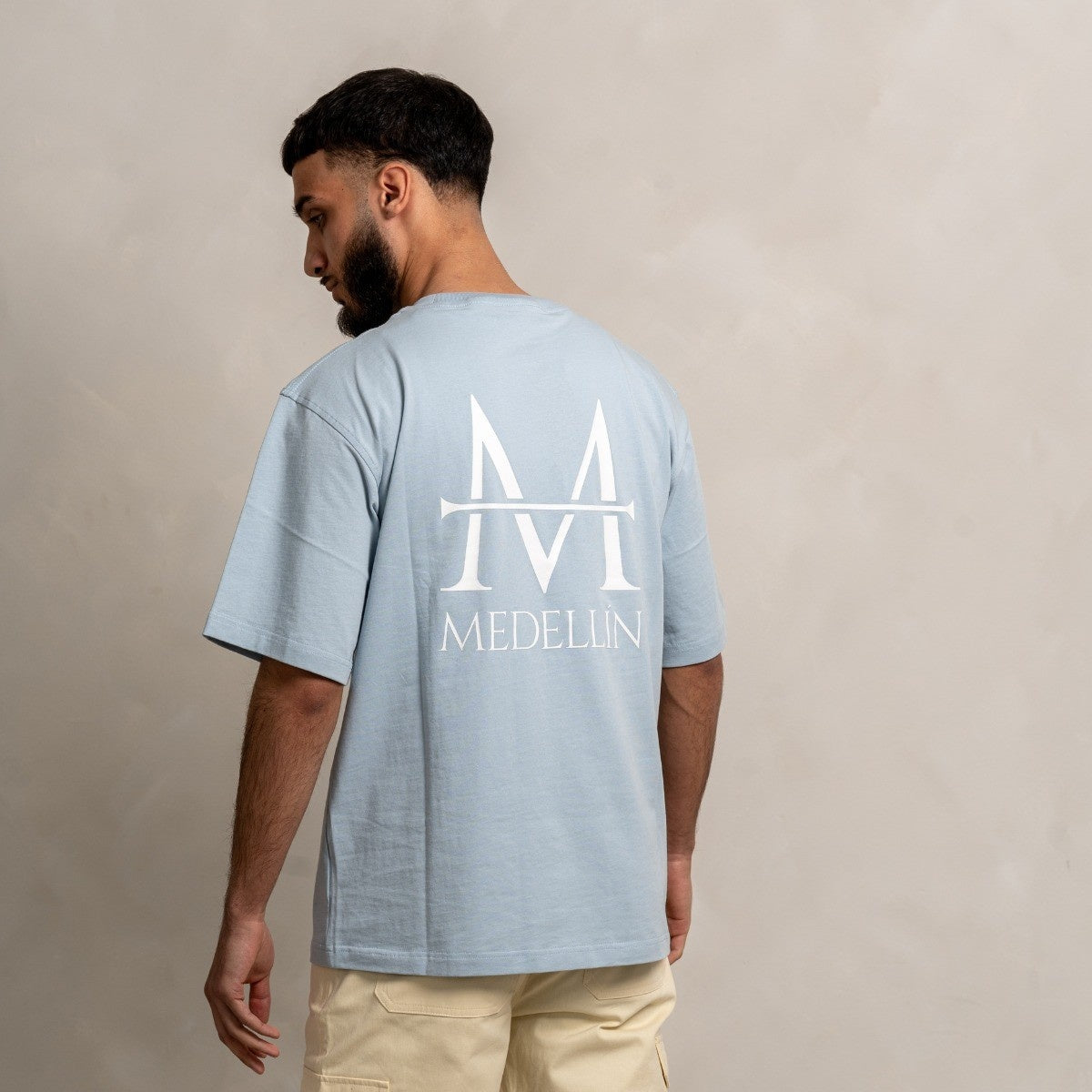 Load image into Gallery viewer, Medellin ice blue t-shirt