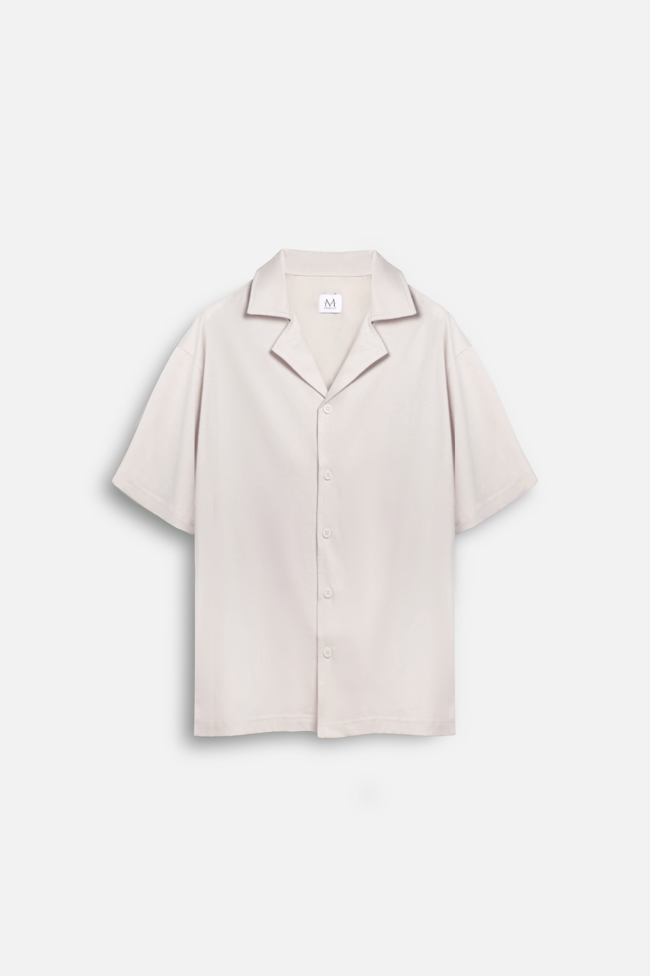 cuban cotton collar shirt